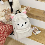 Riolio  Rilakkum Backpack Anime Student School Shoulder Bag Kids Cute Travel Backpack Children Birthday Gift