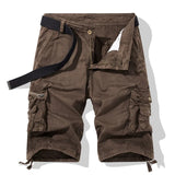 Riolio Shorts Male Slim Workout Shorts Lightweight Outdoor Mens Casual Hiking Cargo Fishing Short Pants Summer Quick Drying Work Shorts