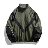 Riolio  Spring Men's Anorak Bomber Jacket Fashion Men Streetwear Hip Hop Zipper Coats Outdoor Man Sports Baseball Uniform Coats Clothing