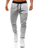 Riolio Mens Joggers Casual Pants Fitness Men Sportswear Tracksuit Bottoms Skinny Sweatpants Trousers Black Gyms Jogger Track Pants