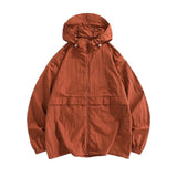Riolio  Spring Summer Men Lightweight UV Protection Hooded Jackets Outdoor Quick Dry Men Suncreen Waterproof Hiking Hooded Coats