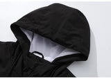 Riolio  Spring Men's Anorak Bomber Jacket Fashion Men Streetwear Hip Hop Hooded Coats Man Sports Breathable Zipper Coats Clothing