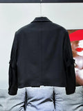 Riolio 2025 Autumn Metal Strap Design Jacket Korean Streetwear Men's Loose Handsome High Street High-end Versatile Workwear Jacket