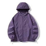Riolio  Spring Summer Mens Ultra Light Hiking Jacket Outdoor Men Quick Dry Sun Screen Hooded Coats Men Sports Breathable Fishing Jackets