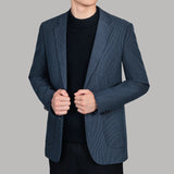Riolio  Men's Casual Velvet Suit Slim Fit Single Button Coat Autumn Winter New Style Vintage Korean Version Breathable Machine Washable