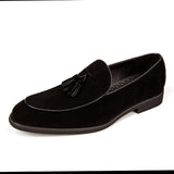 Riolio  Leisure Moccasins Slip on Men's Walking Shoes Male Cow Suede Leather Men Loafers Handmade Footwear Fashion Men Casual Shoes