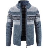Riolio Knitted Cardigan For Men in Autumn and Winter Korean Sweater Stand Collar Joker Casual Coat Autumn Men's Coat