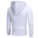 Riolio Mens Fashion Outwear Daily Casual Sports Hooded Jackets High Quality Personality Zipper Jackets
