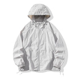 Riolio Ultra-light Skin Thin Coats Outdoor Men Breathable Working Clothes Men Summer Windbreaker Zip Pockets Uv Sun Protection Jackets