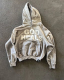 Riolio Vintage Streetwear God heals Painting Printed Hoodies Women Sweatshirt Harajuku New Oversized Street Y2k Tops Men Clothing