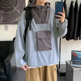 Riolio  Workwear Jacket for Men Spring and Autumn Couples Street Hooded Pullover Assault Jacket Loose Casual Jacket