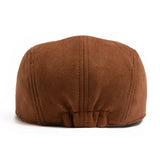 Riolio New Suede Autumn Winter Beret Fashion Vintage Men Women Newsboy Hat Casual Flat Visor Cap Berets For 54-58cm Head Circum Ference