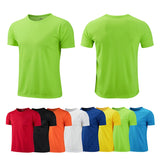 Riolio Teenager Quick Dry Short Sleeve Sport T Shirt Gym Jerseys Fitness Shirt Trainer Running T-Shirt Teenager Breathable Sportswear