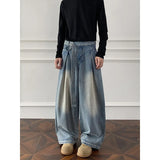 Riolio  Jeans men Wash Light Blue Relaxed Fit 2025 New Arrival High Quality Distressed Denim Pants Men Streetwear Fashion Youth Casual