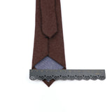 Riolio  Winter Men's 7cm Woven Daily Tie Casual Classic Solid Color Thick Necktie Business Offical Wedding Party Accessories Gifts
