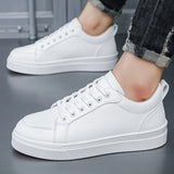 Riolio  New Korean version men's white shoes  trendy  versatile student casual sports shoes men's board shoes