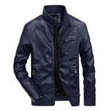 Riolio PU Leather Flight Jacket Black Brown Pilot Coats for Men Bomber Jacket Business 2024 Slim Fit Jacket Men Casaco moto masculino