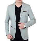 Riolio New Men Suit Jacket Thin Blazers Spring Autumn Solid Business Casual Suit Jacket Men Clothing Blazer Hombre Coats