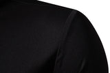 Riolio Mens Black Steampubk Double Breasted Dress Shirts Long Sleeve Punk Rock Gothic Shirt Men Halloween Party Prom Chemise Homme 2XL