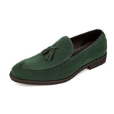 Riolio  Leisure Moccasins Slip on Men's Walking Shoes Male Cow Suede Leather Men Loafers Handmade Footwear Fashion Men Casual Shoes