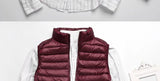 Riolio Coat Ultralight Sleeveless Puffer Vest Jacket Ultra Thin Warm Lightweight Down Jacket Waistcoat Winter Men Duck Down Vest Coats