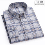 Riolio  Luxury high-quality100%cotton houndstooth full shirts for men slim fit Casual shirt long-sleeve plaid soft designer clothes ropa