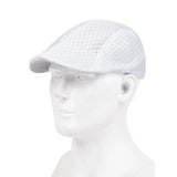 Riolio Men Mesh Breathability Newsboy Caps British Painters Hats Spring and Summer Flat Cap Hip Hop Berets