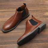 Men Chelsea Boots Brand Retro Comfortable Fashion Men Boots