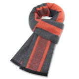 Riolio  Luxury Scarf Man Winter Warm Wool Scarf For Men Cashmere Scarves Casual Plaid Male Long Pashmina Outdoor Shawls Man Muffler Gift