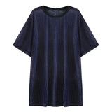 Riolio Men's Short Sleeve Mesh T Shirt Sheer Slim Fit Shiny Sexy See-through Party Nightclub Thin Breathable Clothing Leisure Tees