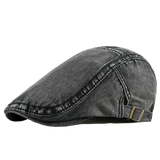 Riolio Brand Oohmy Cotton Denim Newsboy Hats Flat Ivy Gatsby Cabbie Driving Berets Hat Dad Cap for Men Women Vintage Casual Headwear