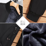 Riolio Winter New Men's Bomber Zipper Jacket Male Casual Streetwear Hip Hop Slim Fit Pilot Coat Men Clothing Plus Size 5XL