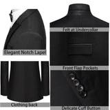 Riolio  Elegant man suit Green Men Suits Blazer Formal Black Shawl Lapel Slim Fit Clothing High Quality 3 Piece Jacket Pants Vest