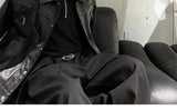 Riolio American Retro Shoulder Pad Short Leather Jacket Men's Spring Deconstruction High-end Fashion Trend Vintage Motorcycle Jacket