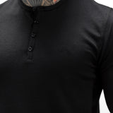 Riolio New Man Fashion T Shirt Casual Fashion Plain Color Long sleeve High Quality Slim Polo Shirt Men Gym Fitness T-shirt