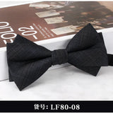 Riolio  2PCS Neck Tie Set 8CM Top Cotton Floral Printed Necktie Fashion Block Flower Suit Ties For Men Shirt Handkerchief Wedding Cravat