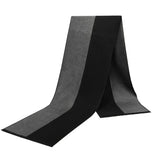 Riolio  Men Scarf For Man Winter Copy Cashmere Shawl Luxury Brand Scarf Soft Keep Warm Outdoor Grey Knit Neckerchief Men Shawl Wrap Gift