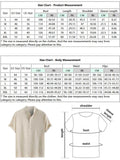 Riolio Half Button Shirts for Men Seersucker Textured Round Neck Short Sleeve Pullover Solid Summer Streetwear Tops Z5084690