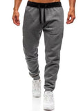 Riolio Mens Joggers Casual Pants Fitness Men Sportswear Tracksuit Bottoms Skinny Sweatpants Trousers Black Gyms Jogger Track Pants