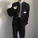 Riolio Japanese Style School Uniform Dk Blazers Men's Western-style Suit Streetwear High Coolness Fashion Matching Explosion Streetsuit