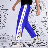 Riolio  Spring Autumn Basketball Full Open Buckle Men's Trendy Sports High Street Versatile Straight Pants