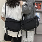 Riolio  Crossbody men's tide ins Japanese cross-bag students Korean leisure tooling postman small bag shoulder bag