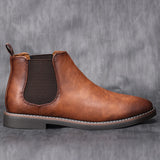 Riolio 40~46 Men Chelsea Boots Brand Retro Comfortable Fashion Men Boots