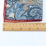 Riolio  Polyester Cravat Pocket Square Set Formal Necktie Handkerchief Ascot Self Tie Polka Dot Paisley Design Gentleman Necktie Gifts