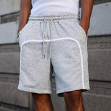 Riolio  Ice Silk Knitted Short Sleeve Men's Summer Trendy Brand High-End Hollow Knitted T-Shirt Textured Wave Pattern Body Shirt Top