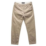 Riolio Casual Pants Men Solid Vintage Fashion Spring Autumn Harajuku Japanese Style All-match Straight Trousers New Pockets High Street