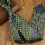 Riolio  New Trendy Mens Brown Green Navy Neckties 8cm Luxury Dots Floral Neck Ties Adult College Student Animal Printed Tie Cravat