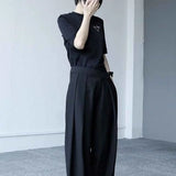 Riolio  XS-5XL Y2k Dark Side-Flap Button Casual Trousers Genderless Autumn Streetwear Fashion Outdoor Versatile Wide-Leg Pants Unisex