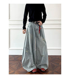 Riolio  Loose Fit Jeans Men Baggy Wide Leg Denim Pants Patchwork Ripped Light Blue Wash Hip Hop Streetwear Fashion New 2025 autumn jeans