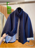 Riolio Korean Simple High-end Windbreaker Short Jacket Women Loose Spring Autumn New Style Small Fashion Trend Baseball Jacket